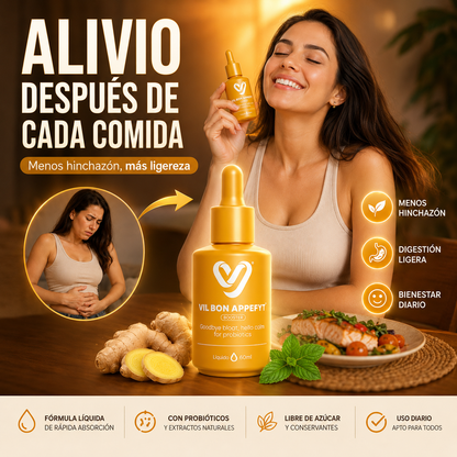 Bon Appefyt™ – El suplemento líquido que elimina la hinchazón después de cada comida y restaura tu digestión en 30 días